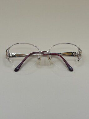 YVES SAINT LAURENT Vintage Titanium Eyeglass Frames 30-6653 53-16-130 Japan